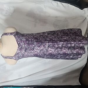 Free Motion Floral Purple Dress